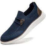Men's Lightweight Slip-On Loafers in Dark Blue