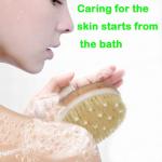 Natural Bristle Body Brush for Exfoliation and Circulation