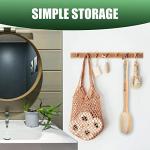 Double-Sided Wooden Back Scrubber with Bristles