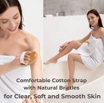 Natural Bristle Dry Brushing Body Brush Set