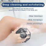 Alyvisun Soft Silicone Body Scrubber with Hook