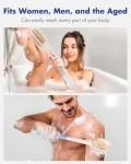 Back Scrubber Body Shower Brush with Long Handle