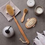 Natural Bristle Dry Brushing Body Brush Set