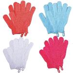 8-Pack Bamboo Exfoliating Gloves for All Ages