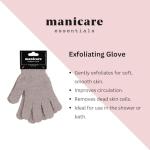 Manicare Exfoliating Shower Gloves for Smooth Skin