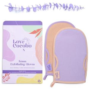 Love Cocobo Eco Exfoliating Body Scrub Gloves