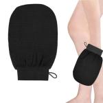 Exfoliating Bath Mitts for Smooth Skin - Black