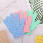 Bamboo Exfoliating Shower Gloves - 6 Pack