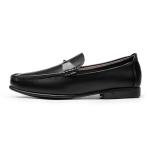 Bruno Marc Slip-On Black Loafers for Men