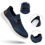 Men's Lightweight Slip-On Loafers in Dark Blue