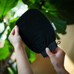 Kessa Exfoliating Glove - Dead Skin Remover (Black)