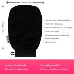 Kessa Exfoliating Glove - Dead Skin Remover (Black)