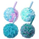 Loofah Shower Puff Set of 4 – Soft & Exfoliating
