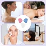 Bamboo Exfoliating Shower Gloves - 6 Pack