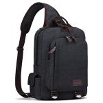 S-ZONE Men's Sling Backpack with Chest Pocket