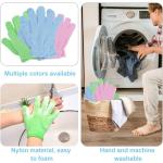 6-Pack Exfoliating Gloves for Smooth Skin