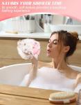 Two-Tone Shower Puff Scrubber - 3 Pack