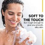 ANGIX Ultra Soft Loofah Bath Sponges Set