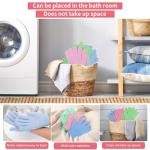 6-Pack Bamboo Exfoliating Shower Gloves