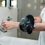 Kessa Exfoliating Glove - Dead Skin Remover (Black)