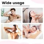 6 Pack Bamboo Exfoliating Shower Gloves - Black