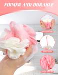 Two-Tone Shower Puff Scrubber - 3 Pack