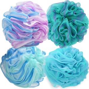 Extra Large Exfoliating Bath Sponge Set of 4