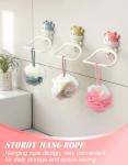 Two-Tone Shower Puff Scrubber - 3 Pack