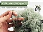 Loofah Sponge Set with Charcoal - 3 Pack