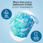 Loofah Shower Puff Set of 4 – Soft & Exfoliating