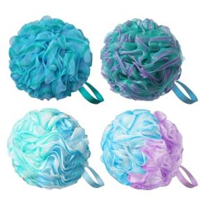 Flintronic 4 Pack Large Soft Shower Puffs