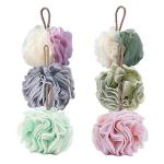 6 Pack Bath Shower Loofah and Scrubber Balls