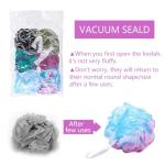 6 Pack Large Loofahs for Exfoliating Shower