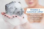 Charcoal Shower Loofah 3 Pack for Smooth Skin