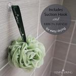 Eco-Friendly Loofah Shower Sponge in Sea Green