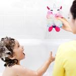 Rainbow Cat Shower Puff Set for Kids
