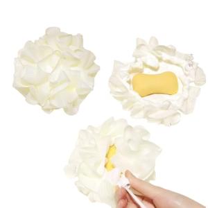 Large Double-Sided Shower Puff Bath Loofahs, 2-Pack