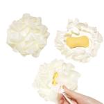 Large Double-Sided Shower Puff Bath Loofahs, 2-Pack
