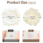 Large Double-Sided Shower Puff Bath Loofahs, 2-Pack