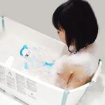 Rainbow Cat Shower Puff Set for Kids