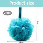 2 Pack Large Exfoliating Shower Puffs
