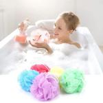 4 Pack Colorful Exfoliating Bath Shower Scrunchies
