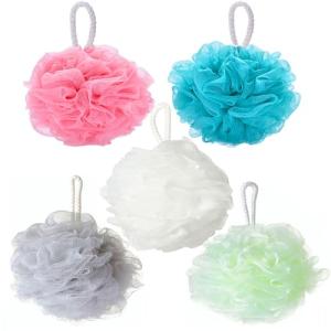 5-pack Mesh Pouf Bath Sponges for Everyone