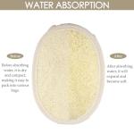 Double-Sided Natural Loofah Exfoliating Body Scrubber