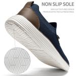 Men's Lightweight Slip-On Loafers in Dark Blue