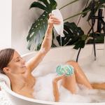 24 Pack Soft Exfoliating Shower Loofah Poufs