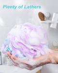Extra Large Bath Sponge Loofahs - 4 Pack