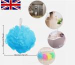 4 Pack Colorful Exfoliating Bath Shower Scrunchies