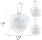 Soft Mesh Shower Sponge Loofah - 3 Pack