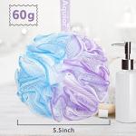 Extra Large Bath Sponge Loofahs - 4 Pack